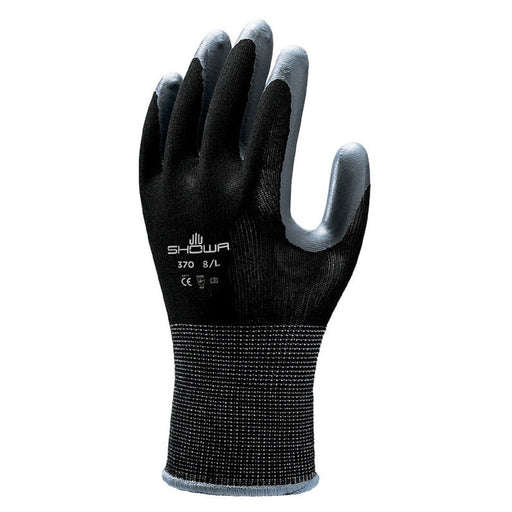 Atlas 370B Black Nitrile Coated Work Gloves - BHP Safety Products