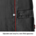 Black Stallion BSX Contoured FR Cotton Welding Jacket, Black with Red Flames, BX9C - BHP Safety Products