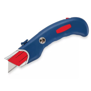 Blue Auto-Retractable Safety Knife, H-1370 - BHP Safety Products