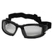 Calico V50 Safety Glasses/Goggle Hybrid with Anti-Fog Lens, Foam Padding, Interchangeable Temples, Head Strap and Microfiber Bag/Cleaning Cloth - BHP Safety Products