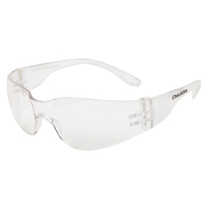 Clear Safety Glasses with Duramass Scratch Resistant Lens, Lightweight, ANSI Z87+ - BHP Safety Products