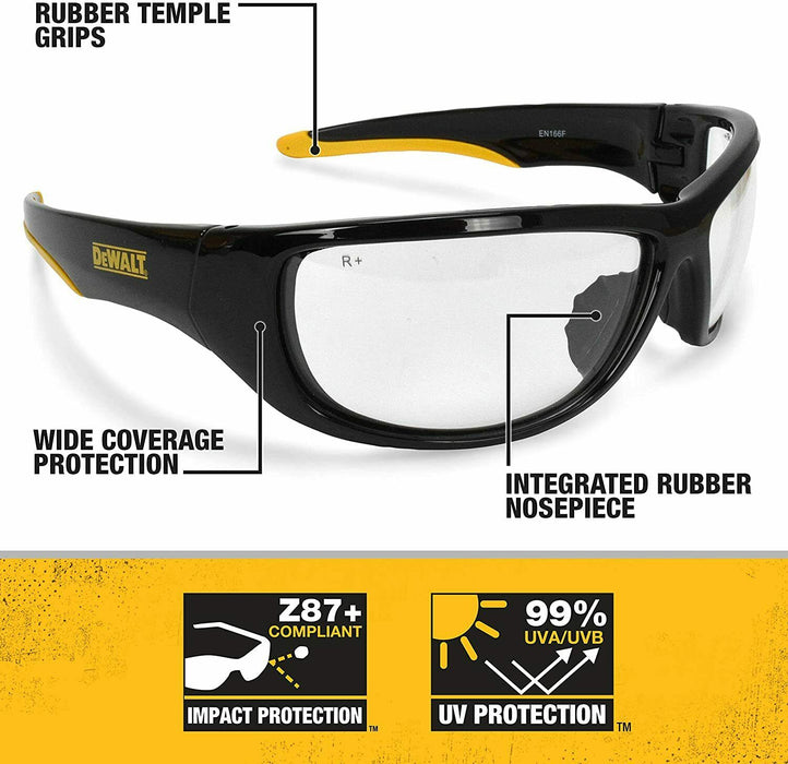 Dewalt Dominator Safety Glasses DPG94, ANSI Z87.1 - BHP Safety Products