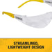 Dewalt DPG54-11D Protector Clear Anti-Fog High Performance Lightweight Protective Safety Glasses with Wraparound Frame - BHP Safety Products