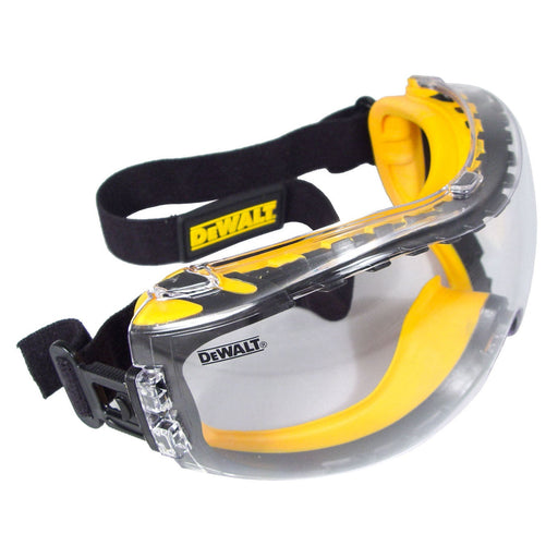 Dewalt DPG82 Concealer Dual Mold Safety Goggle, Clear Anti-Fog Lens - BHP Safety Products