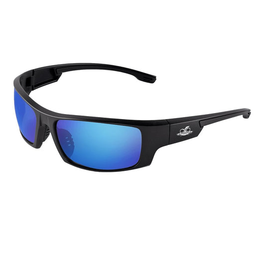 Dorado Blue Mirror Lens with Matte Black Frame, Safety Glasses - BH969 - BHP Safety Products