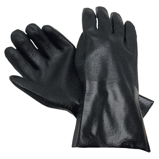 Double Dipped PVC Coated Work Gloves, 6524S - 14" Gauntlet Cuff (12 Pairs) - BHP Safety Products