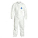 DuPont TY120S Dispoable Tyvek Coverall with Zipper Front, Open Wrists and Ankles - BHP Safety Products