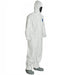 DuPont TY122S Dispoable Tyvek Coverall with Zipper Front, Elastic Wrists and Ankles with Attached Hood and Boots - BHP Safety Products