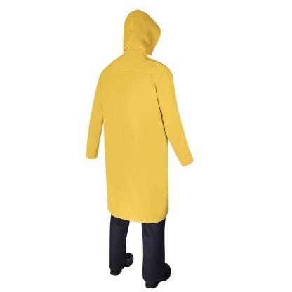 DuraWear PVC/ Polyester Raincoat 48" Length with Detachable Hood, 1225 - BHP Safety Products