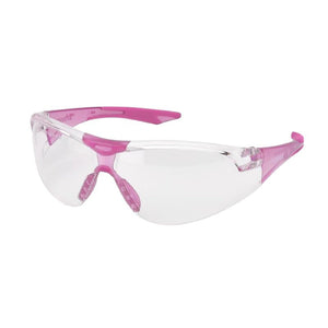 Elvex Avion Slim Fit Clear Lens with Pink Frame, SG-18C-Slim-PINK (1 Pair) - BHP Safety Products