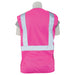 ERB S725 Women's Safety Vest with 2 Pockets, Break-Away Vest, Pink - BHP Safety Products