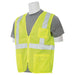 ERB Safety 3 Pocket Lime Green, Class 2 Vest - BHP Safety Products