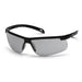 Ever-Lite Safety Glass, Light Gray H2MAX Anti-Fog Lens with Black Frame, SB8625DTM, 1 Pair - BHP Safety Products