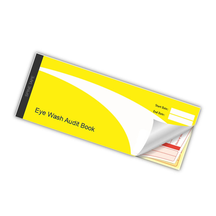 Eye Wash Inspection Book, contains 30 inspections - BHP Safety Products