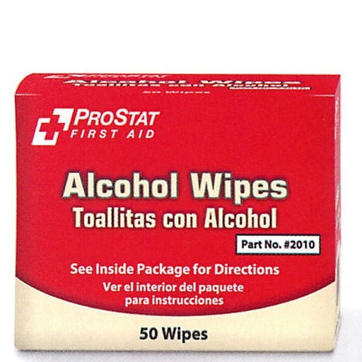 First Aid Alcohol Wipes 50 Count/Box - BHP Safety Products