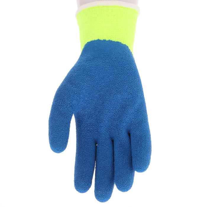 Flex Tuff NXG Rubber Coated Work Gloves, Hi-Visibilty Lime with Thermal Insulated Liner, 9690Y - BHP Safety Products