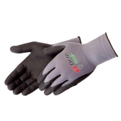 144 Wholesale Rubber Grip Cotton Work Gloves