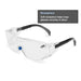 Gateway Safety Cover2 Safety Glasses Protective Eye Wear - Over-The-Glass (OTG), Lightweight Design with Adjustable Temples - BHP Safety Products