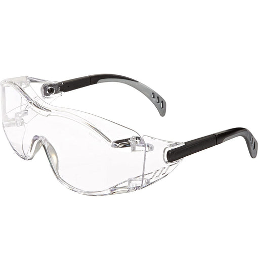 Gateway Safety Cover2 Safety Glasses Protective Eye Wear - Over-The-Glass (OTG), Lightweight Design with Adjustable Temples - BHP Safety Products