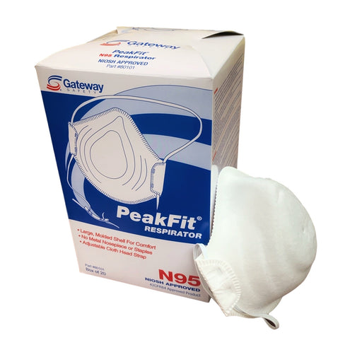 Gateway Safety Peakfit Particulate Respirator N95 Mask, 80101 - BHP Safety Products