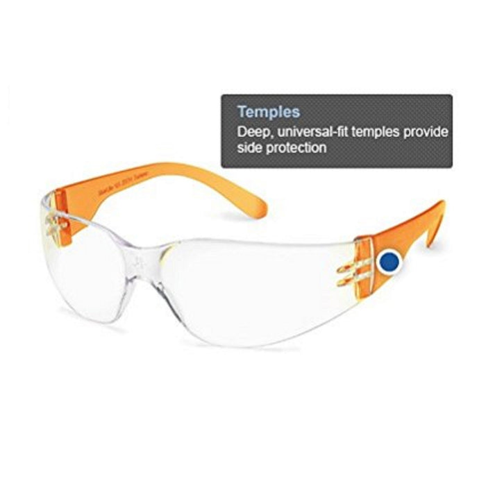 Gateway Safety StarLite Gumballs Safety Glasses, Clear Lens, Assorted Temple Colors - BHP Safety Products