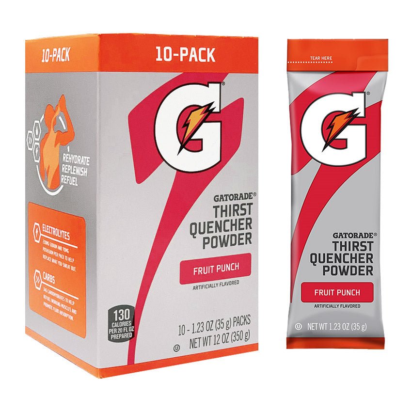 Gatorade 1.23 oz Powder Sticks (Each pack mixes with 20 fluid oz
