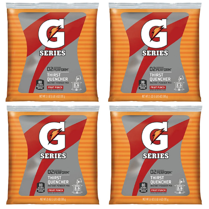 Gatorade 2.5 Gallon Case Fruit Punch (32 Packs) Case Yields 80 Gallons - BHP Safety Products
