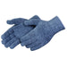 Gray Cotton/Polyester Heavy Weight String Knit Glove, 7 Gauge, Size Large (12 Pairs) - BHP Safety Products