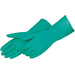 Green Nitrile, 15 Mil, Unlined - 13" Length, 2960SL (12 Pairs) - BHP Safety Products