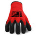 Hexarmor 9011, ANSI A7 Cut Resistant Glove, Red Cotton Shell & Wrinkle Rubber Palm Coating (1 Pair) - BHP Safety Products