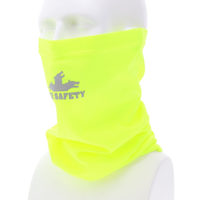 Hi-Visibility Neck Gaiter, Cooling Face Mask, Single Layer - Made of 100% Polyester, HVG8 - BHP Safety Products