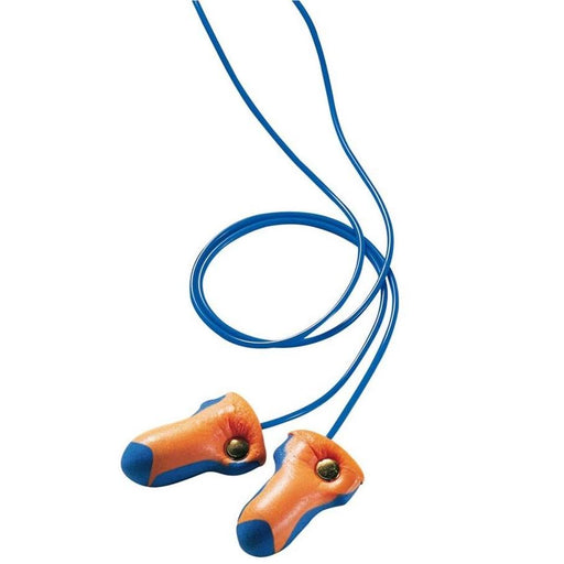 Howard Leight Laser Trak LT-30 Metal Detectable Foam Earplugs, Corded, NRR (Noise Reduction Rating) 33 Decibels / 100 Pair/Box - BHP Safety Products