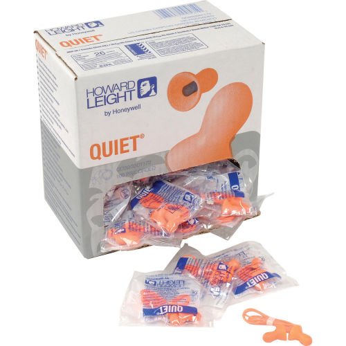 Howard Leight Quiet QD-30 Reusable Corded Foam Earplugs NRR (Noise Reduction Rating) 26 Decibels - BHP Safety Products