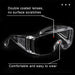 INOX Protective Eyewear Vented Safety Glasses over Glasses / Goggles, Scratch Resistant & UV Resistant, 1750C (1 Pair) - BHP Safety Products