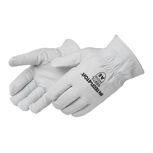 Intergrator ANSI A6 Cut Resistant, Para Aramid Lined, Goatskin Leather Driver Gloves, 6897 - BHP Safety Products
