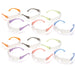 Intruder Multi-Color, Clear Lens with Assorted Temple Colors, ANSI Z87.1 - BHP Safety Products