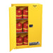Justrite Flammable Safety Cabinet, 45 gallon, 2 Manual-Close Doors, Yellow - BHP Safety Products