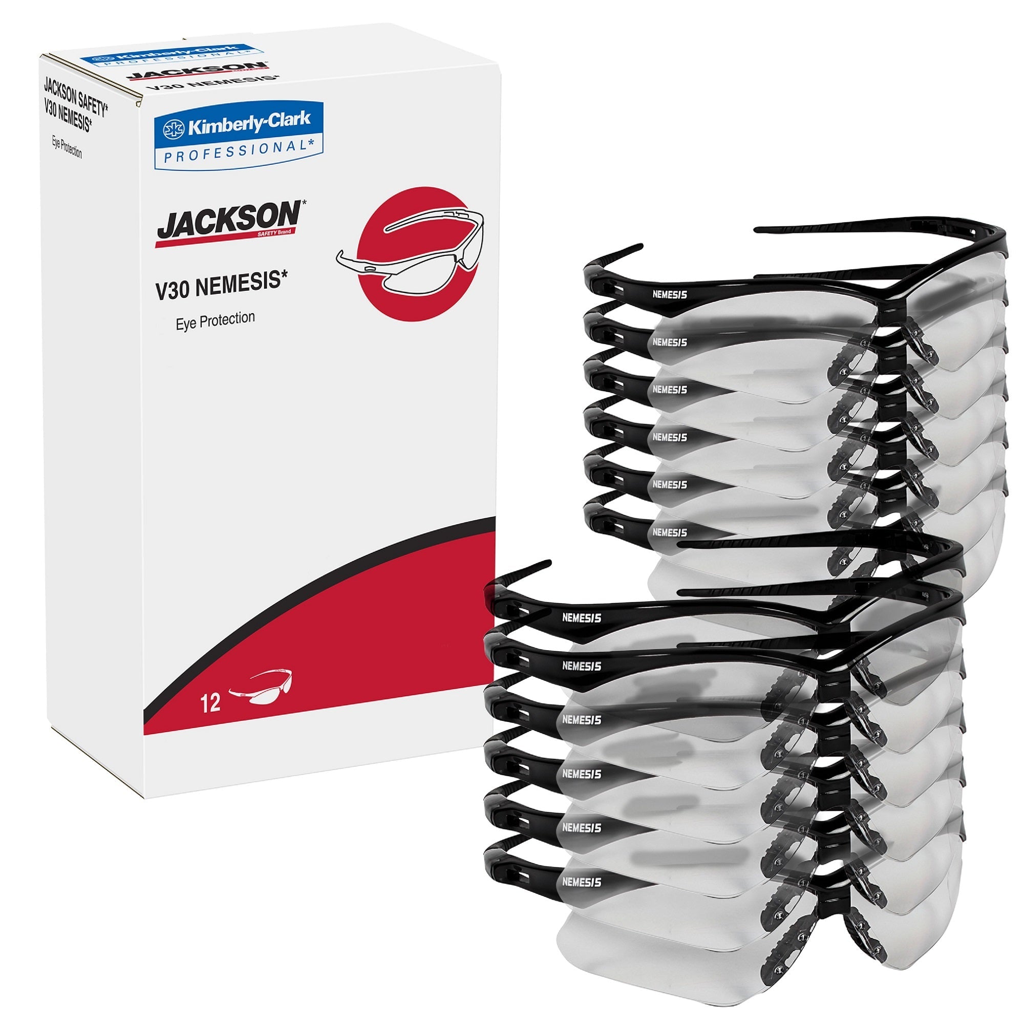 Kleenguard Nemesis Safety Glasses / Sunglasses, ANSI Z87.1 BHP Safety