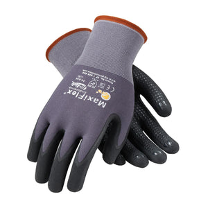 Men's Max Grip Large Nylon Nitrile Dipped Gloves