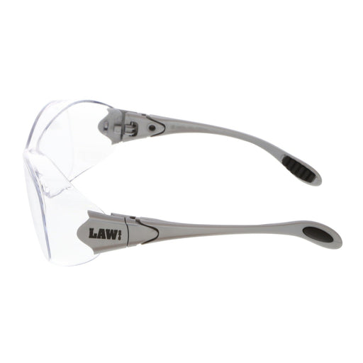 MCR Crews Law OTG (Over the Glass) Frame Safety Glasses, Clear Anti-Fog Lens, OG110AF - BHP Safety Products