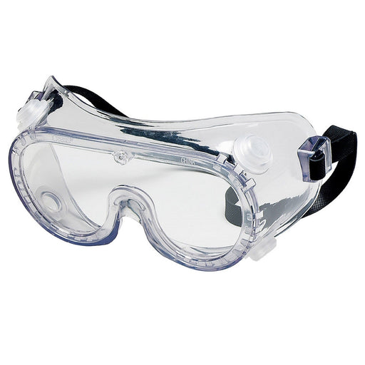 MCR Safety 2230R Goggle, Chemical Splash, Indirect Vent, Rubber Strap, Clear Lens - BHP Safety Products
