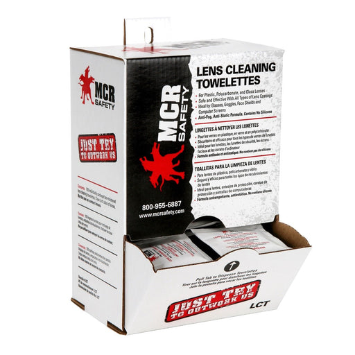 MCR Safety LCT Lens Cleaning Towelettes - BHP Safety Products