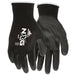 MCR Safety Work Gloves 13 Gauge Black Nylon Shell, Black Polyurethane Palm and Fingers, 9669 - BHP Safety Products
