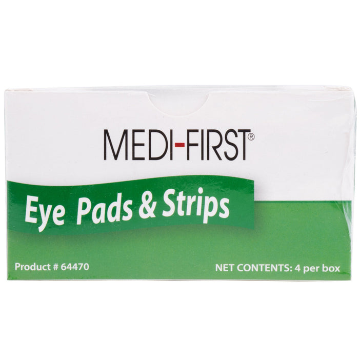 Medi-First Eye Pads and Strips 4 Count/Box - BHP Safety Products
