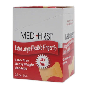 Medi-First Flexible Fingertip Bandage, Extra Large, 25 Count/Box - BHP Safety Products