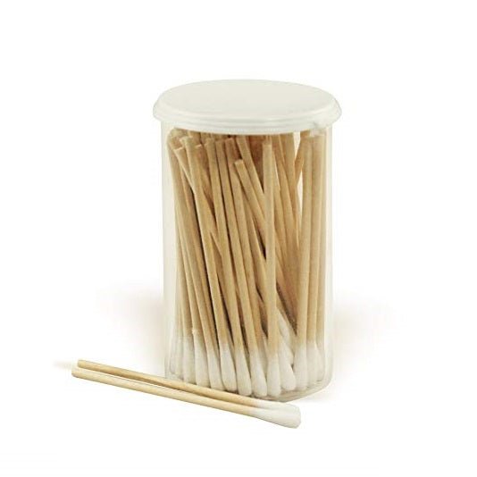 Non-Sterile Cotton Tipped Applicators, 3 Wood Shaft, 100 Per Bag