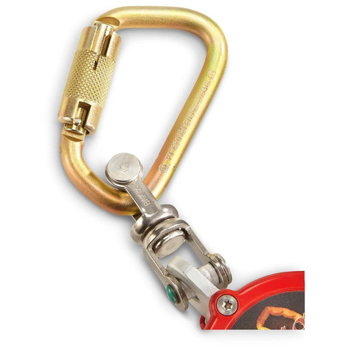 PFL w/ steel locking snap hook, swivel shackle & steel locking