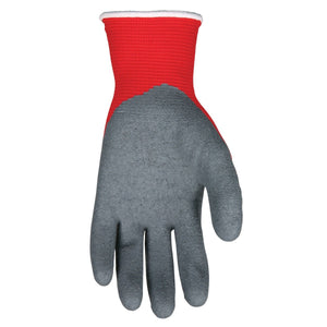 Red Latex Palm Coated Gloves