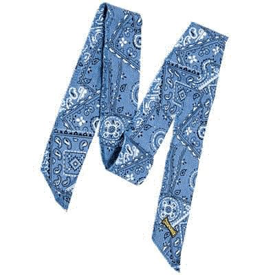 Occunomix 940B100-ASST MiraCool Cooling Bandana, Assorted Colors, Pack of 100 (34 Navy, 22 Blue Denim, 22 Cowboy Red, 22 Cowboy Blue) - BHP Safety Products