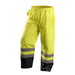 OccuNomix LUX-TENR Premium Breathable Waterproof Pants, Class E, Hi-Visibilty Yellow - BHP Safety Products